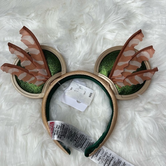 🆕 DISNEY PARKS EARS Wakanda Forever Black Panther Mickey Ears Green Gold - Picture 3 of 10